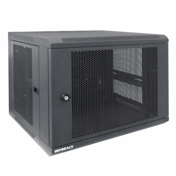 Indorack WIP4508S 8U Wallmount Rack Single Perforated Door