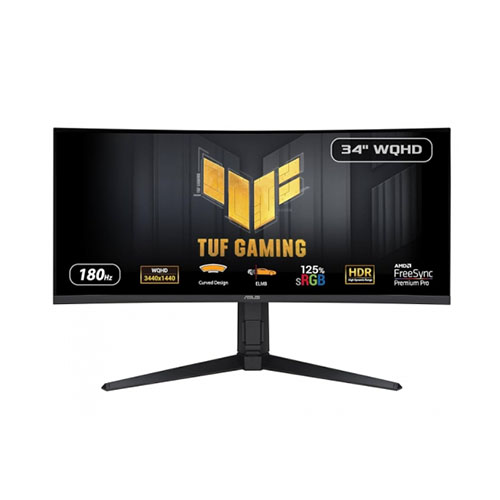 Asus TUF Gaming VG34VQL3A 34" WQHD 180Hz Curved Gaming Monitor